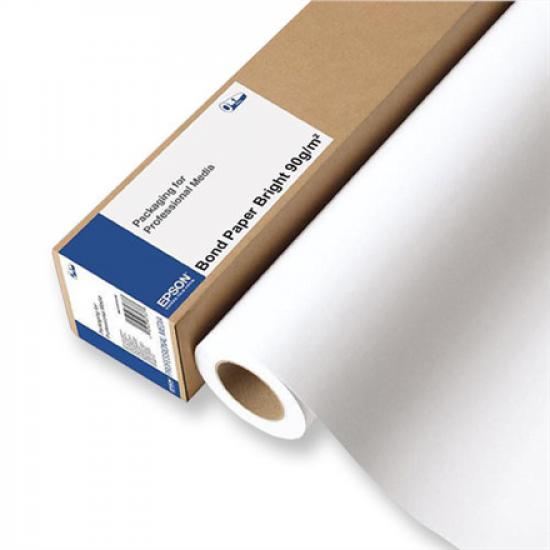 C13S045280 | White | 90 g/m² | 914 mm x 50 m | Bond Paper Bright