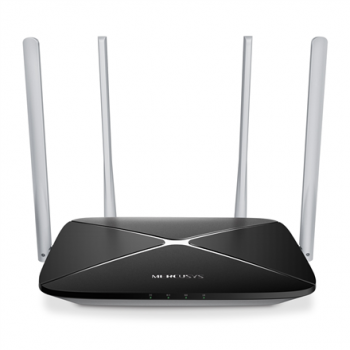 AC1200 Dual Band Wireless Router | AC12 | 802.11ac | 300+867 Mbit/s | 10/100 Mbit/s | Ethernet LAN (RJ-45) ports 3 | Mesh Support No | MU-MiMO No | No mobile broadband | Antenna type 4xFixed | No