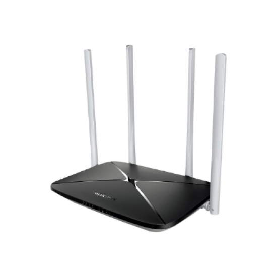 AC1200 Dual Band Wireless Router | AC12 | 802.11ac | 300+867 Mbit/s | 10/100 Mbit/s | Ethernet LAN (RJ-45) ports 3 | Mesh Support No | MU-MiMO No | No mobile broadband | Antenna type 4xFixed | No