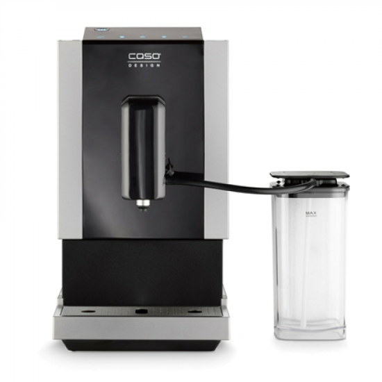 Caso | Coffee Machine | Café Crema Touch | Pump pressure 19 bar | Built-in milk frother | Automatic | 1470 W | Black/Stainless steel