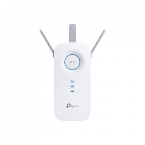 TP-LINK | AC1900 Wi-Fi Range Extender | RE550 | 802.11ac | 2GHz/5GHz | 600+1300 Mbit/s | 10/100/1000 Mbit/s | Ethernet LAN (RJ-45) ports 1 | MU-MiMO No | no PoE | Antenna type 3xExternal | No