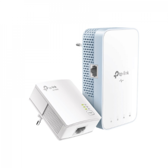 TP-LINK | Gigabit Powerline Kit | TL-WPA7517 | 10/100/1000 Mbit/s | Ethernet LAN (RJ-45) ports 1+1 | 802.11ac | 2GHz/5GHz | Wi-Fi data rate (max) 300+433 Mbit/s
