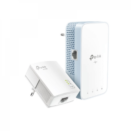 TP-LINK | Gigabit Powerline Kit | TL-WPA7517 | 10/100/1000 Mbit/s | Ethernet LAN (RJ-45) ports 1+1 | 802.11ac | 2GHz/5GHz | Wi-Fi data rate (max) 300+433 Mbit/s