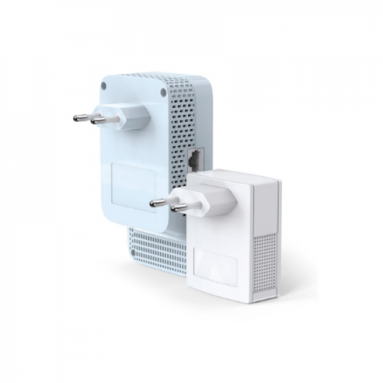 TP-LINK | Gigabit Powerline Kit | TL-WPA7517 | 10/100/1000 Mbit/s | Ethernet LAN (RJ-45) ports 1+1 | 802.11ac | 2GHz/5GHz | Wi-Fi data rate (max) 300+433 Mbit/s