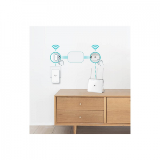 TP-LINK | Gigabit Powerline Kit | TL-WPA7517 | 10/100/1000 Mbit/s | Ethernet LAN (RJ-45) ports 1+1 | 802.11ac | 2GHz/5GHz | Wi-Fi data rate (max) 300+433 Mbit/s