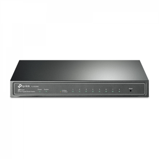 TP-LINK | JetStream 8-Port Gigabit Smart Switch | TL-SG2008 | Web managed | Desktop | Power supply type External