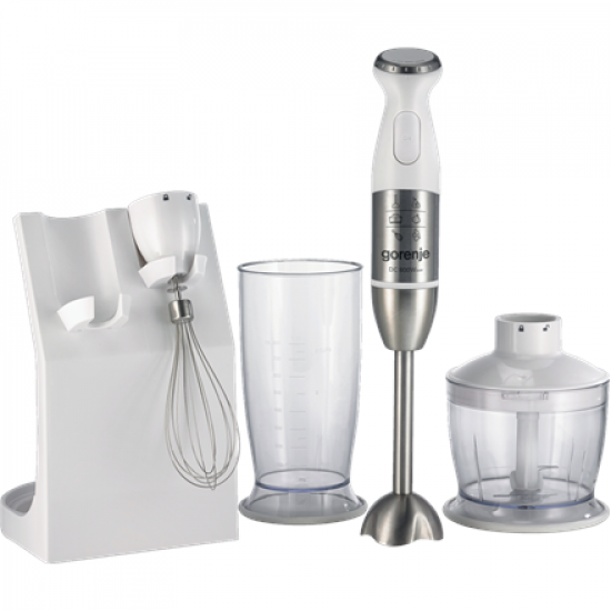 Gorenje | Blender | HBC806QW | Hand Blender | 800 W | Jar material Plastic | Jar capacity 0.5 L | Chopper | White