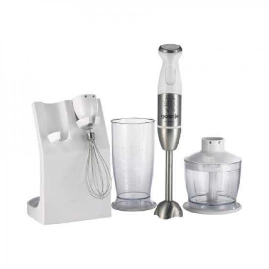 Gorenje | Blender | HBC806QW | Hand Blender | 800 W | Jar material Plastic | Jar capacity 0.5 L | Chopper | White