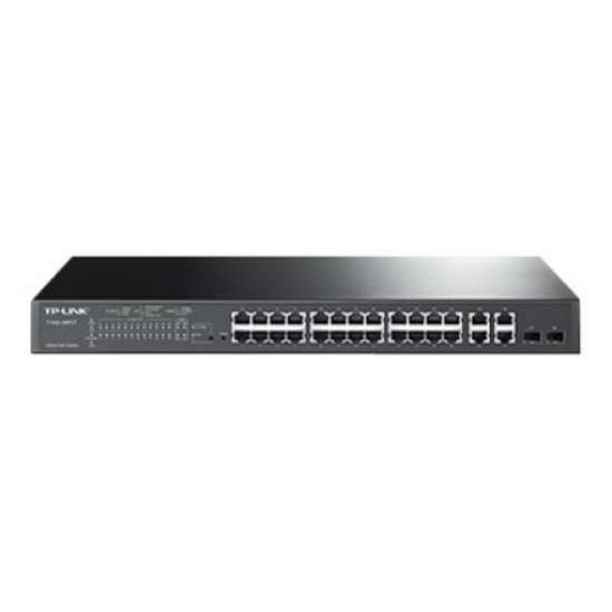 TP-LINK | Switch Web managed | TL-SL2428P | Managed L2 | Rackmountable | 10/100 Mbps (RJ-45) ports quantity 24 | Gigabit Ethernet (copper) ports quantity 4 | Power supply type Single