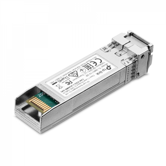 TP-LINK | 10GBase-SR SFP+ LC Transceiver | TL-SM5110-SR | SFP+ Transceiver | Multi-Mode Fiber | LC/UPC | 10000 Mbit/s | Wavelength 850 nm | 0 to 70