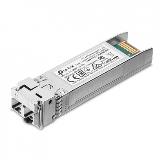 TP-LINK | 10GBase-SR SFP+ LC Transceiver | TL-SM5110-SR | SFP+ Transceiver | Multi-Mode Fiber | LC/UPC | 10000 Mbit/s | Wavelength 850 nm | 0 to 70