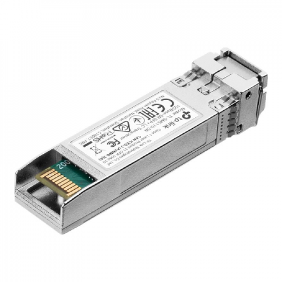 TP-LINK | 10GBase-SR SFP+ LC Transceiver | TL-SM5110-SR | SFP+ Transceiver | Multi-Mode Fiber | LC/UPC | 10000 Mbit/s | Wavelength 850 nm | 0 to 70