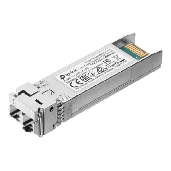 TP-LINK | 10GBase-SR SFP+ LC Transceiver | TL-SM5110-SR | SFP+ Transceiver | Multi-Mode Fiber | LC/UPC | 10000 Mbit/s | Wavelength 850 nm | 0 to 70