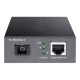 TP-LINK | Gigabit Single-Mode WDM Media Converter | TL-FC311A-2 | Gigabit SC Fiber Port | 10/100/1000 Mbps RJ45 Port (Auto MDI/MDIX)