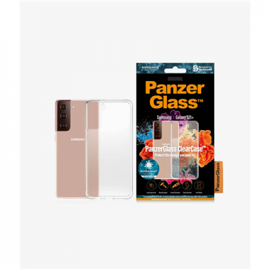 PanzerGlass | ClearCase | Case | Samsung | Galaxy S21+ Series | Thermoplastic polyurethane (TPU) | Clear | Anti yellow; Scratch resistant; Anti greasy; Anti Ageing; AntiBacterial