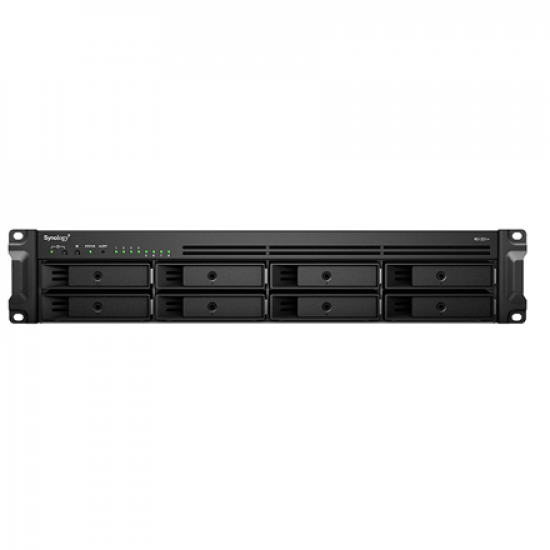 Synology | Rack NAS | RS1221+ | Up to 8 HDD/SSD Hot-Swap | AMD Ryzen | Ryzen V1500B Quad Core | Processor frequency 2.2 GHz | 4 GB | DDR4