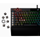 Corsair | Mechanical Gaming Keyboard | K100 RGB Optical | Wired | Mechanical Gaming Keyboard | US | Black/Red