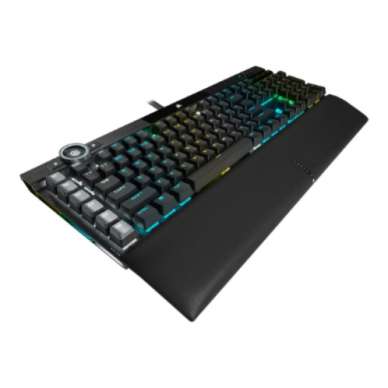 Corsair | Mechanical Gaming Keyboard | K100 RGB Optical | Wired | Mechanical Gaming Keyboard | US | Black/Red