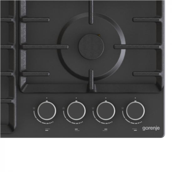 Gorenje | Hob | GW642AB | Gas | Number of burners/cooking zones 4 | Rotary knobs | Black