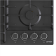 Gorenje | Hob | GW642AB | Gas | Number of burners/cooking zones 4 | Rotary knobs | Black