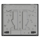 Gorenje | Hob | GW642AB | Gas | Number of burners/cooking zones 4 | Rotary knobs | Black