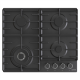 Gorenje | Hob | GW642AB | Gas | Number of burners/cooking zones 4 | Rotary knobs | Black