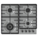 Gorenje | Hob | GW642ABX | Gas | Number of burners/cooking zones 4 | Rotary knobs | Stainless steel