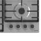 Gorenje | Hob | GW642ABX | Gas | Number of burners/cooking zones 4 | Rotary knobs | Stainless steel