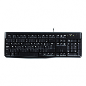 Logitech | Desktop MK120 | Wired keyboard | USB | Mouse included | US | Black