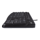 Logitech | Desktop MK120 | Wired keyboard | USB | Mouse included | US | Black