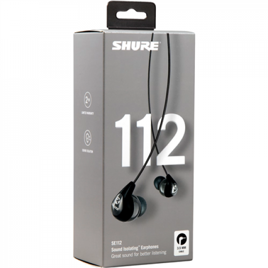 Shure | Earphones | SE112-GR | Wired | In-ear | Grey