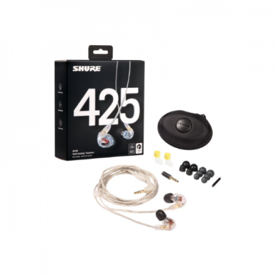 Shure SE425 Earphone, Clear | Shure