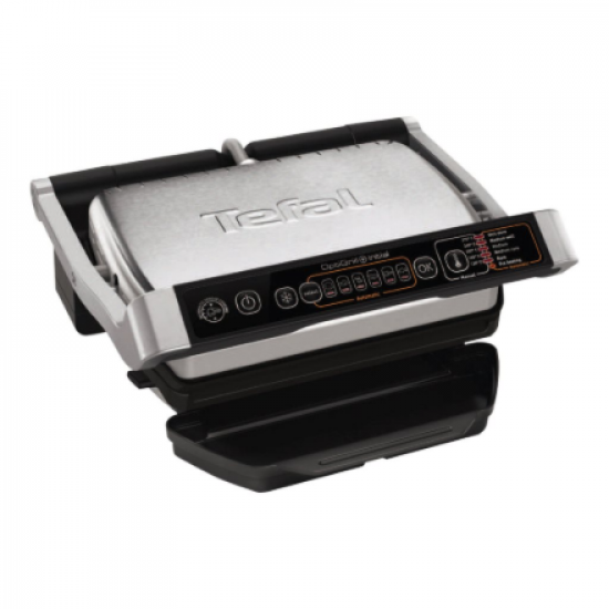 TEFAL | OptiGrill Initial | GC706D | Contact grill | 2000 W | Black/Stainless steel