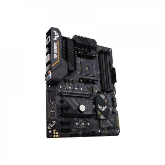 Asus | TUF GAMING B450-PLUS II | Processor family AMD | Processor socket AM4 | DDR4 | Memory slots 4 | Number of SATA connectors 6 x SATA-600 (RAID) | Chipset AMD B | ATX
