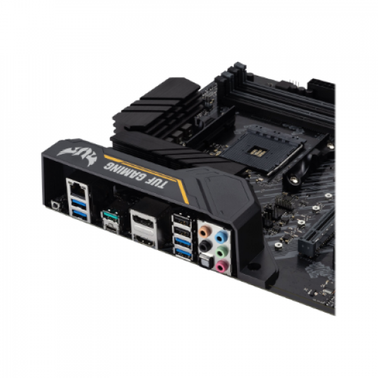 Asus | TUF GAMING B450-PLUS II | Processor family AMD | Processor socket AM4 | DDR4 | Memory slots 4 | Number of SATA connectors 6 x SATA-600 (RAID) | Chipset AMD B | ATX