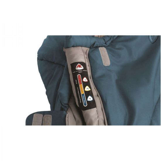 Robens | Spire I | Sleeping Bag | 220 x 80 x 50 cm | -17/4 °C | Left Zipper | Ocean Blue