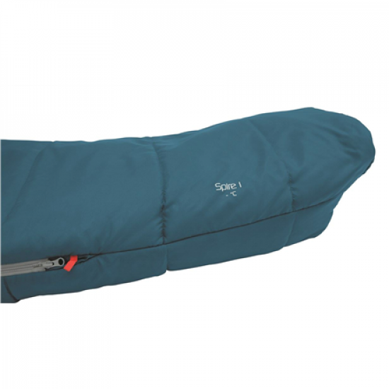 Robens | Spire I | Sleeping Bag | 220 x 80 x 50 cm | -17/4 °C | Left Zipper | Ocean Blue