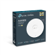 TP-LINK | AX1800 Wireless Dual Band Ceiling Mount Access Point | EAP620 HD | 802.11ax | 2.4GHz/5GHz | 1201+574 Mbit/s | 10/100/1000 Mbit/s | Ethernet LAN (RJ-45) ports 1 | MU-MiMO Yes | PoE in | Antenna type Omni directional internal
