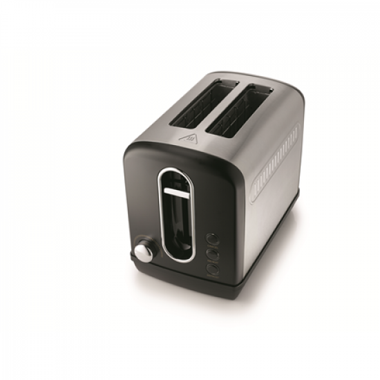 Gorenje | Toaster | T1100CLBK | Power 1100 W | Number of slots 2 | Housing material Plastic/Metal | Black