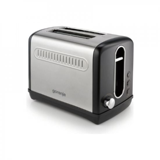 Gorenje | Toaster | T1100CLBK | Power 1100 W | Number of slots 2 | Housing material Plastic/Metal | Black