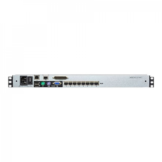 Aten | 1-Local/Remote Share Access 8-Port Multi-Interface Cat 5 Dual Rail LCD KVM over IP switch | KL1508AIN