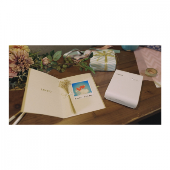 Canon Selphy SQUARE QX10 | Colour | Thermal | Photo Printer | Wi-Fi | White