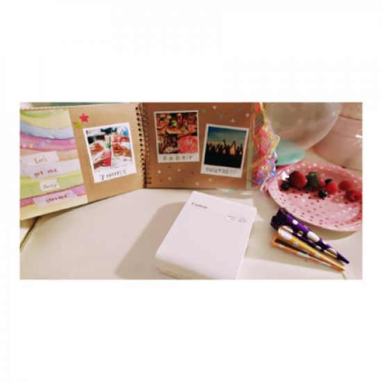 Canon Selphy SQUARE QX10 | Colour | Thermal | Photo Printer | Wi-Fi | White