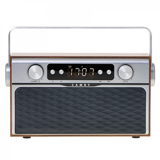 Camry | Bluetooth Radio | CR 1183 | 16 W | AUX in | Wooden