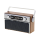 Camry | Bluetooth Radio | CR 1183 | 16 W | AUX in | Wooden