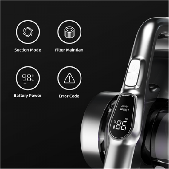 Jimmy | Vacuum Cleaner | H9 Pro | Cordless operating | 600 W | 28.8 V | Operating time (max) 80 min | Silver/Cooper | Warranty 24 month(s)