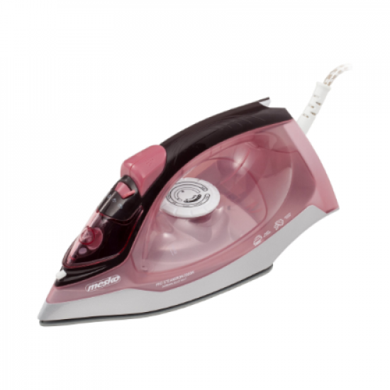 Mesko | Iron | MS 5028 | Steam Iron | 2600 W | Continuous steam 35 g/min | Steam boost performance 60 g/min | Pink/Grey