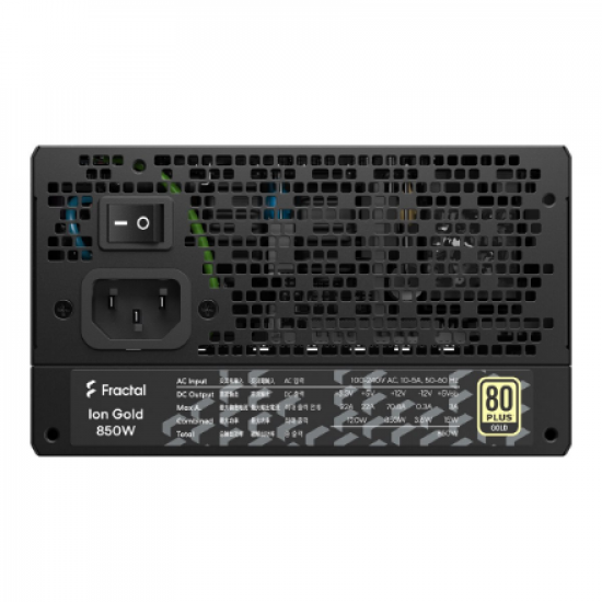 Fractal Design | Fully modular PSU | ION Gold 850W | 850 W
