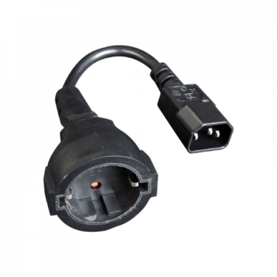 Cablexpert | Power adapter cord | PC-SFC14M-01 | Black