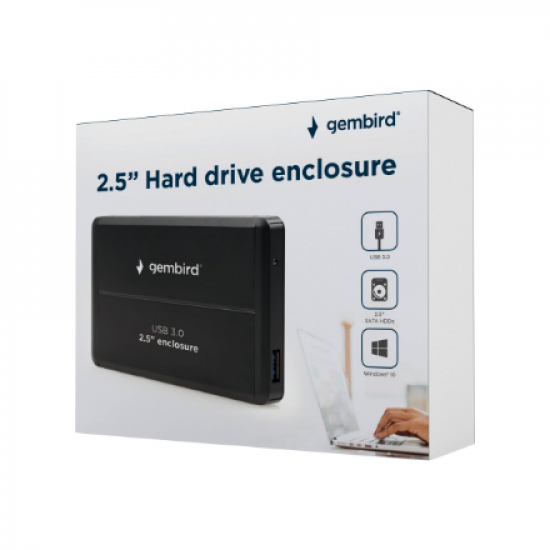 Gembird | EE2-U3S-2 | SATA 3Gb/s | USB 3.0 | 2.5